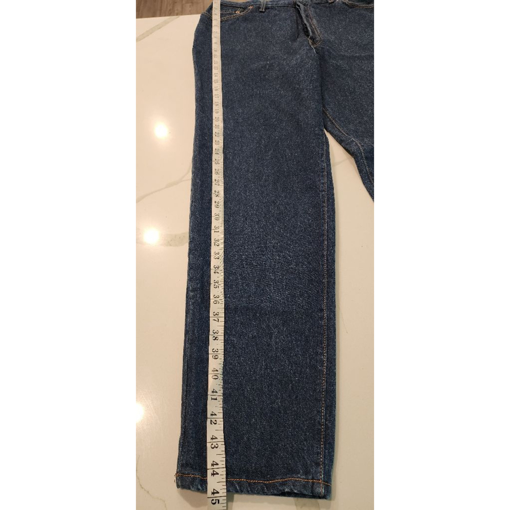Vintage Levi's Button Fly High Waist Jeans Made USA 501 Style Selvedge Denim 24 - Picture 7 of 12